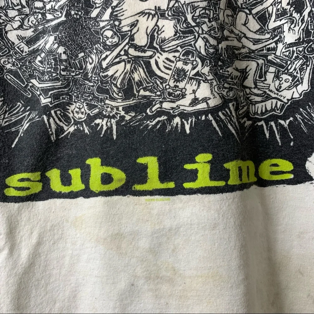Men’s Sublime Skunk Records T-Shirt Size Missing Measurements In Info! - Picture 4 of 11